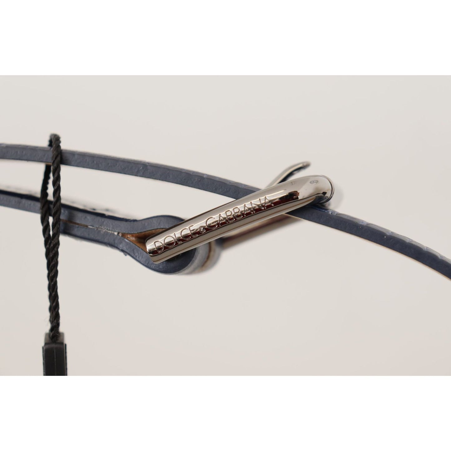 Dolce & Gabbana Elegant Genuine Crocodile Leather Belt Dolce & Gabbana