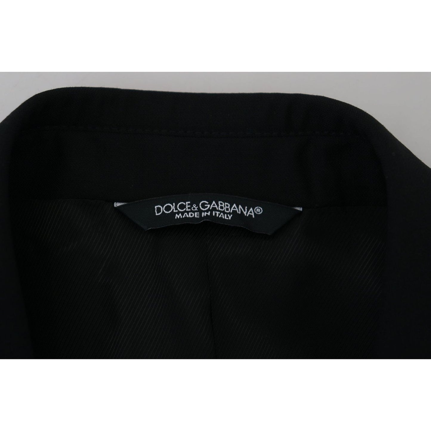 Dolce & Gabbana Elegant Martini Black Formal Blazer Dolce & Gabbana