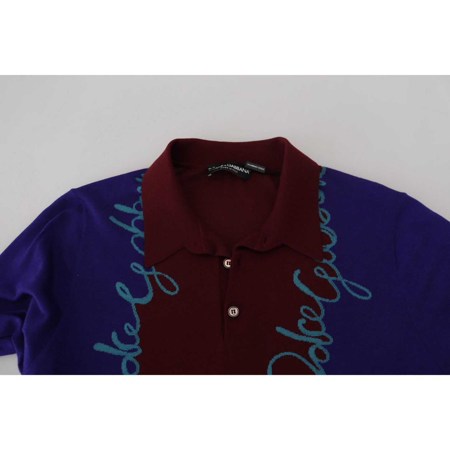 Dolce & Gabbana Multicolor Virgin Wool Silk Pullover Sweater Dolce & Gabbana