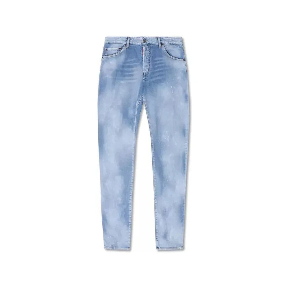 Dsquared² Cool Guy Light Blue Splatter Jeans Dsquared²