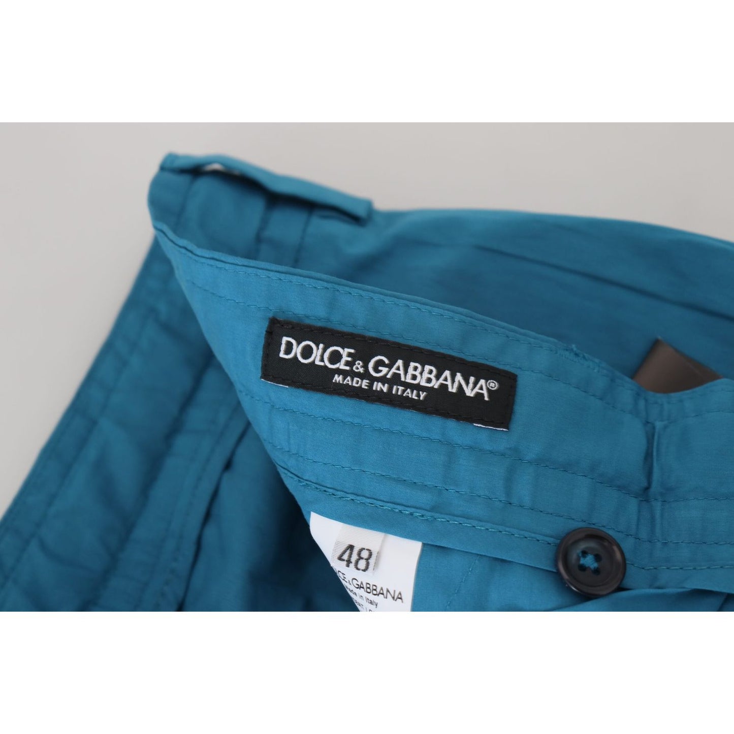 Dolce & Gabbana Casual Blue Chinos Trousers Pants Dolce & Gabbana