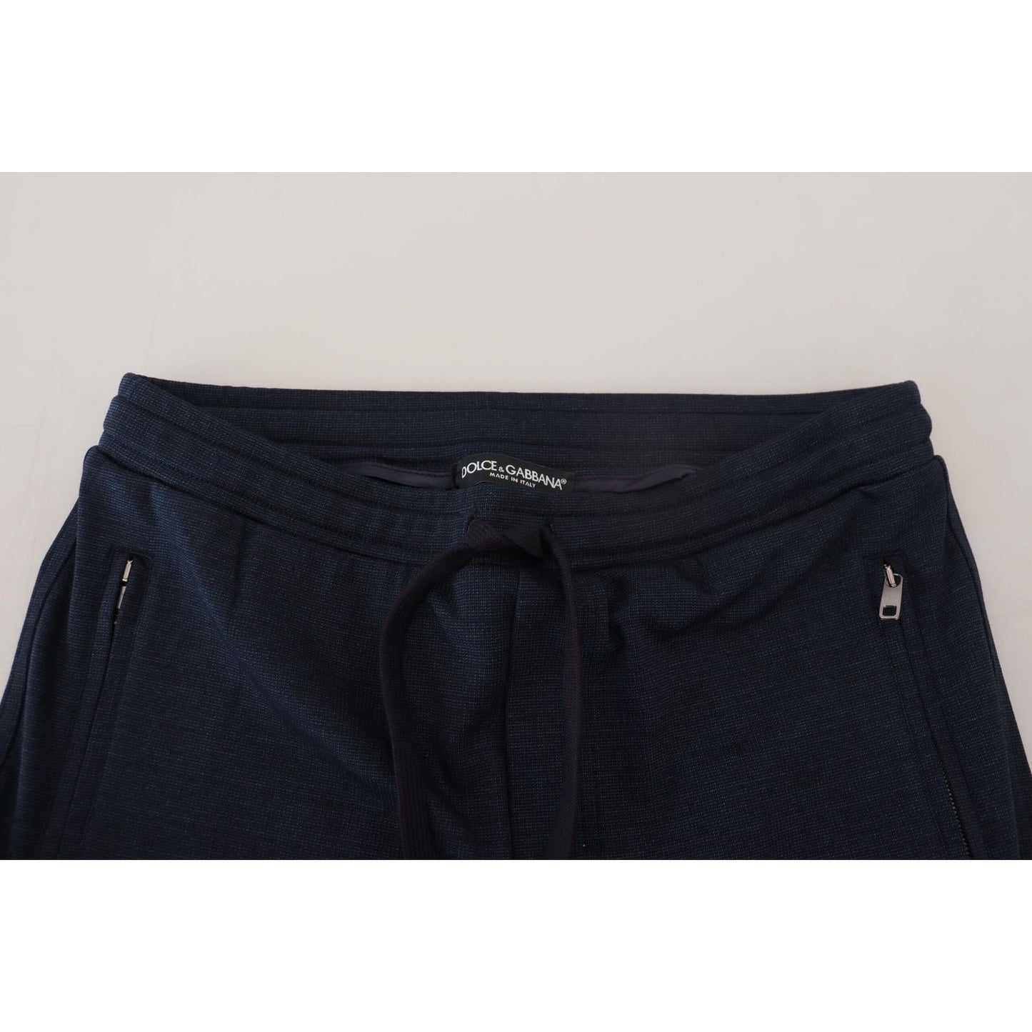 Dolce & Gabbana Elegant Blue Casual Track Sweatpants Dolce & Gabbana