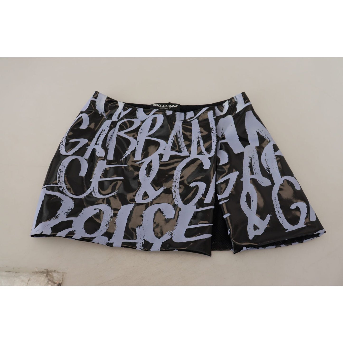 Dolce & Gabbana Elegant High Waist Logo Mini Skirt Dolce & Gabbana