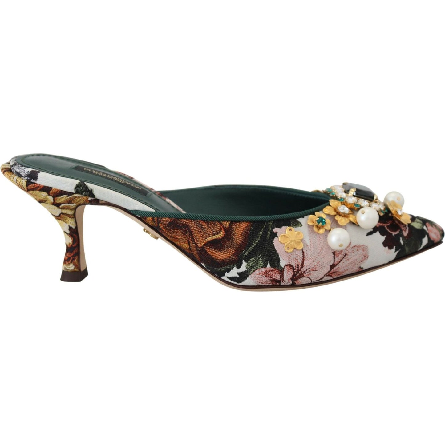 Dolce & Gabbana Multicolor Flat Luxury Sandals Dolce & Gabbana