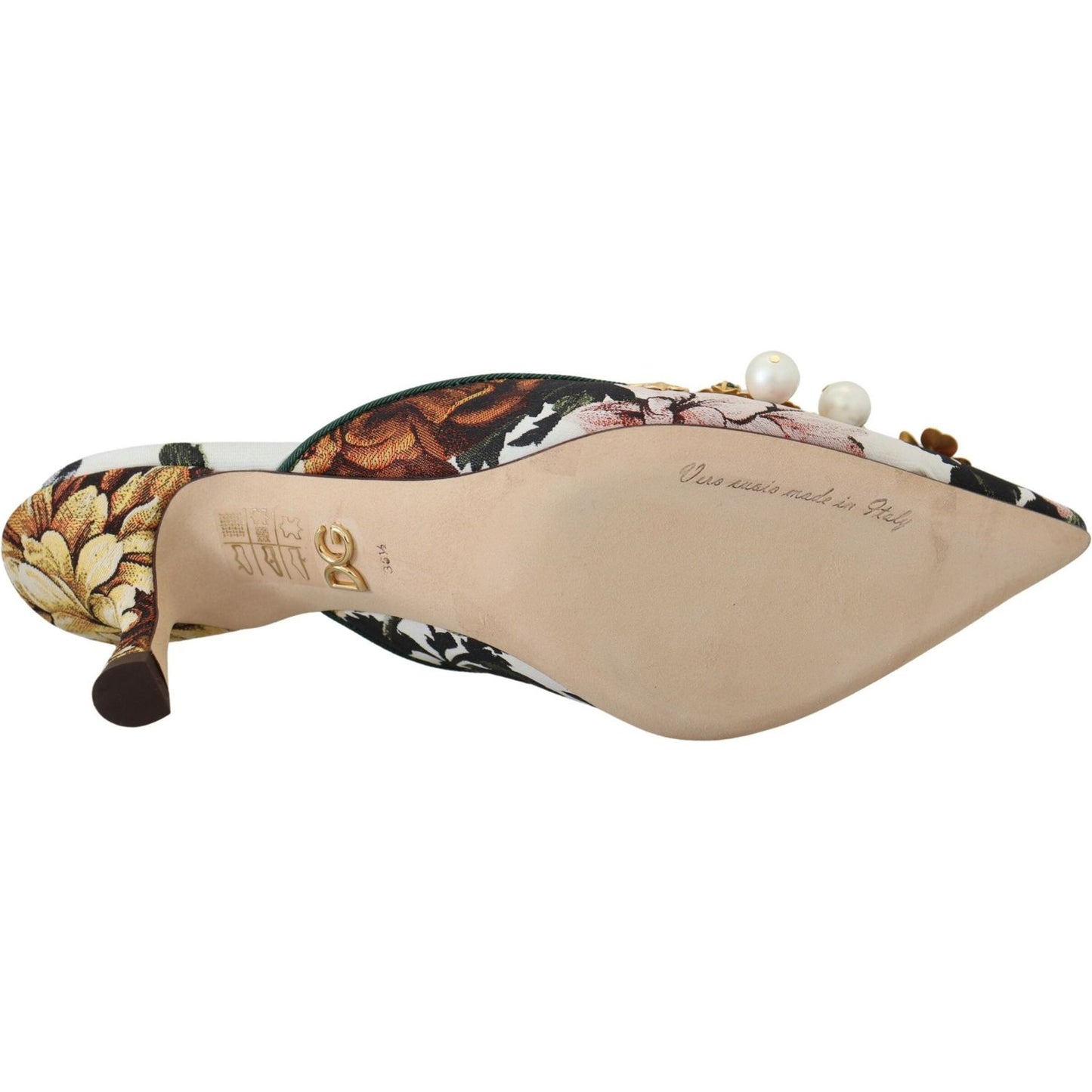 Dolce & Gabbana Multicolor Flat Luxury Sandals Dolce & Gabbana