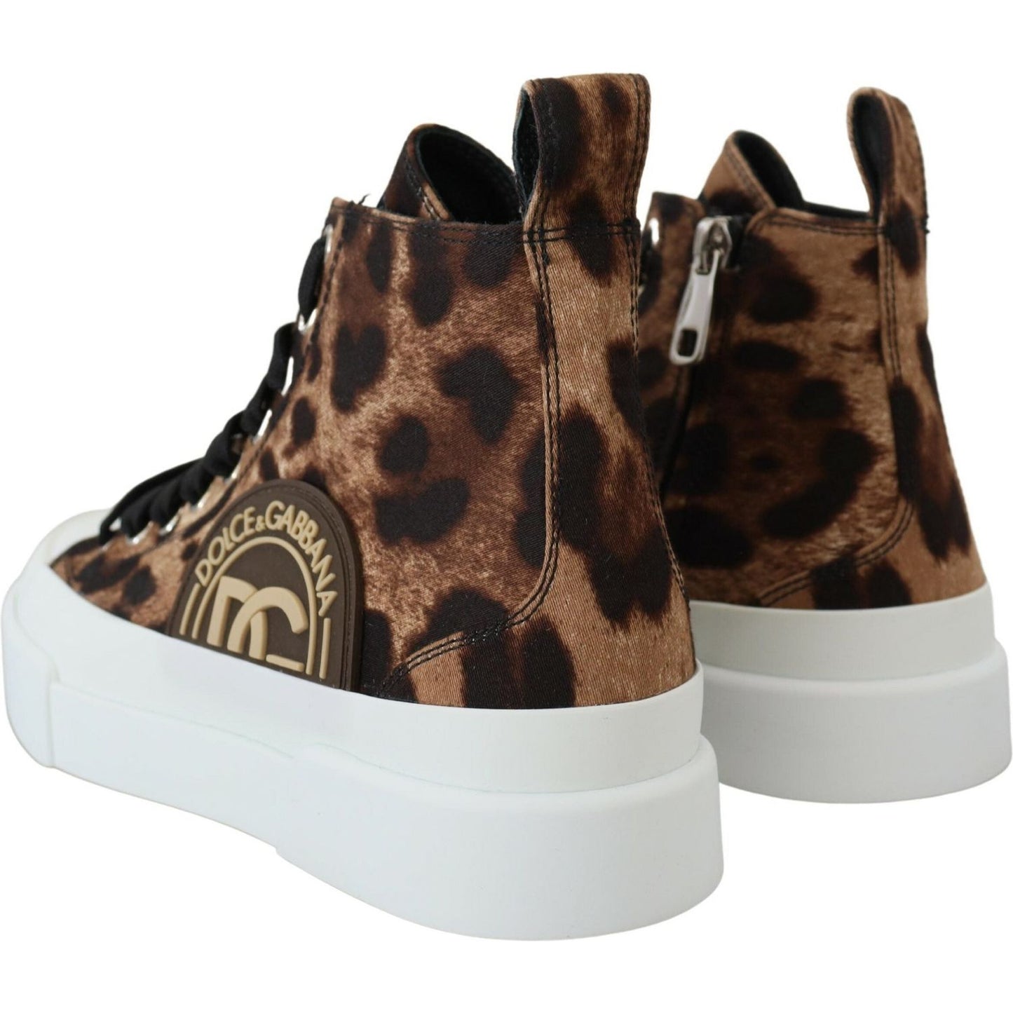 Dolce & Gabbana Exquisite Leopard Print Mid-Top Sneakers Dolce & Gabbana