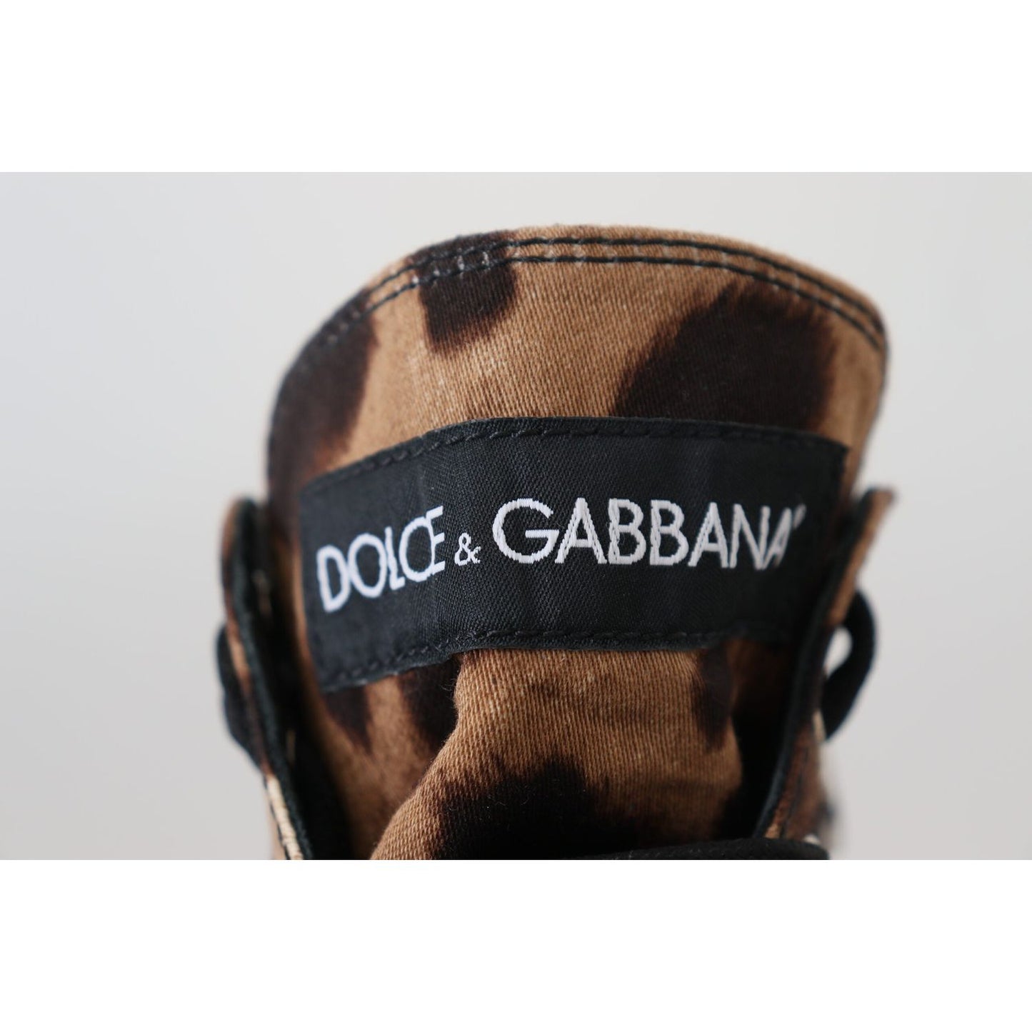 Dolce & Gabbana Exquisite Leopard Print Mid-Top Sneakers Dolce & Gabbana