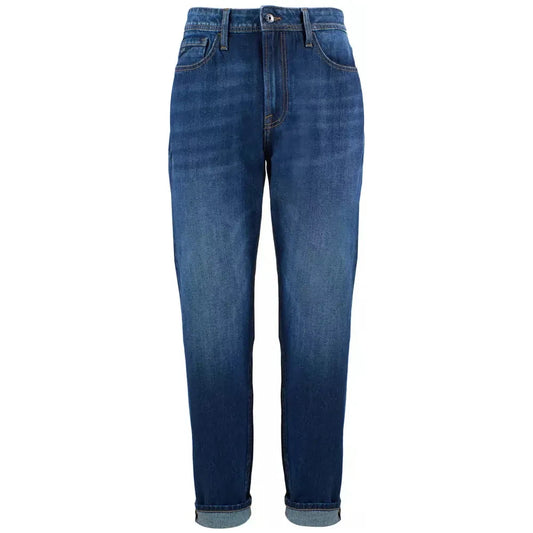 Yes Zee Blue Cotton Men Jeans Yes Zee