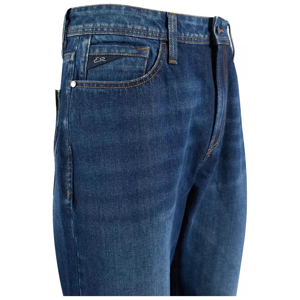 Yes Zee Chic Regular Fit Blue Cotton Jeans for Men Yes Zee