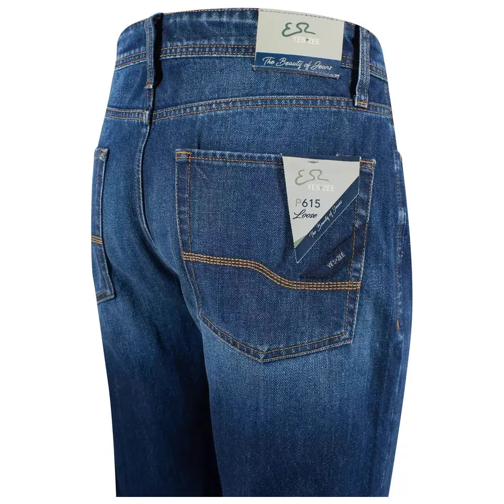 Yes Zee Chic Regular Fit Blue Cotton Jeans for Men Yes Zee