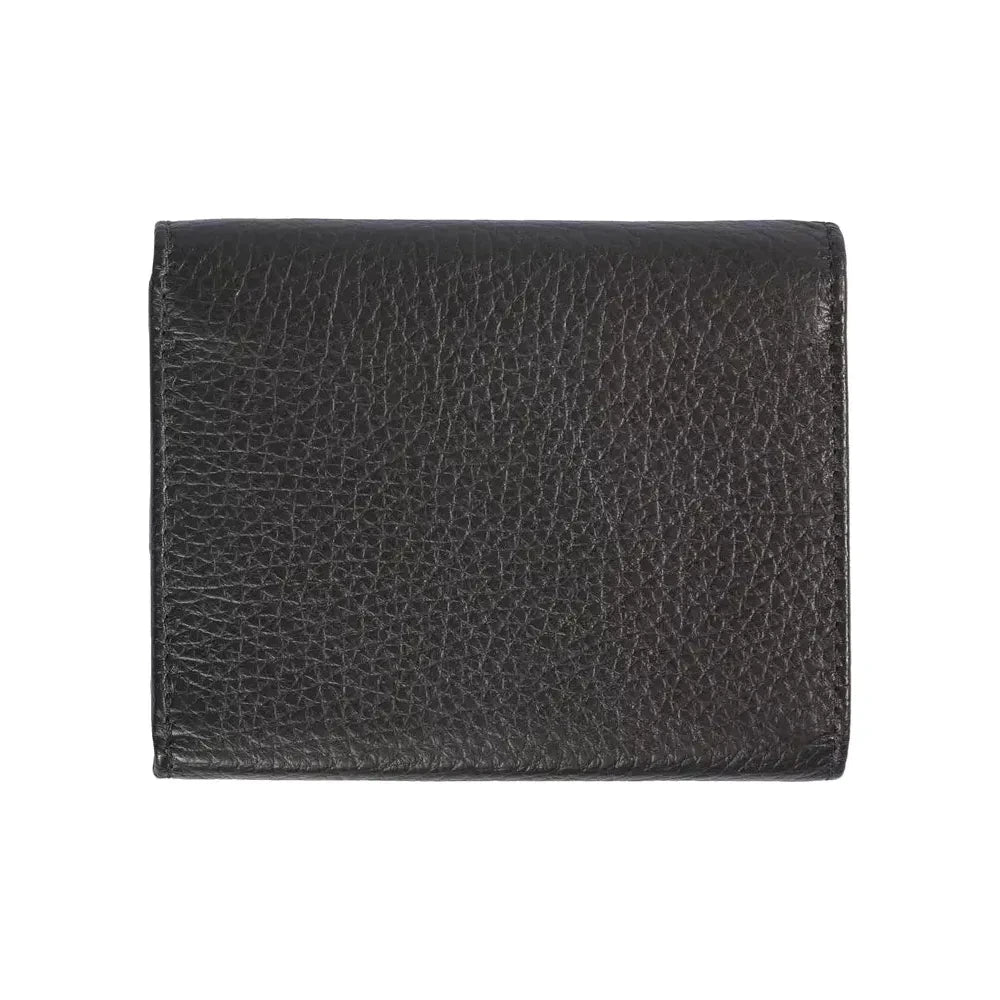 Trussardi Black Leather Women Wallet Trussardi