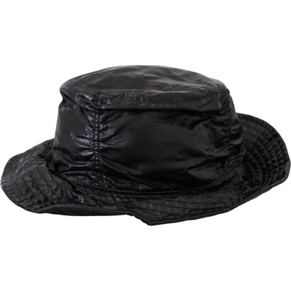 Dolce & Gabbana Sleek Black Bucket Cap with Logo Detail Dolce & Gabbana