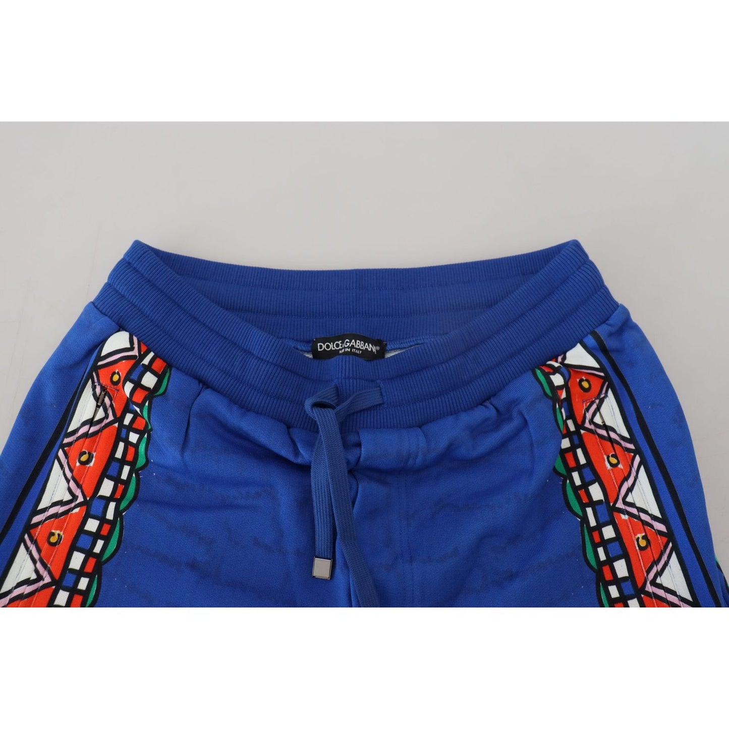 Dolce & Gabbana Elegant Multicolor Printed Cotton Shorts Dolce & Gabbana