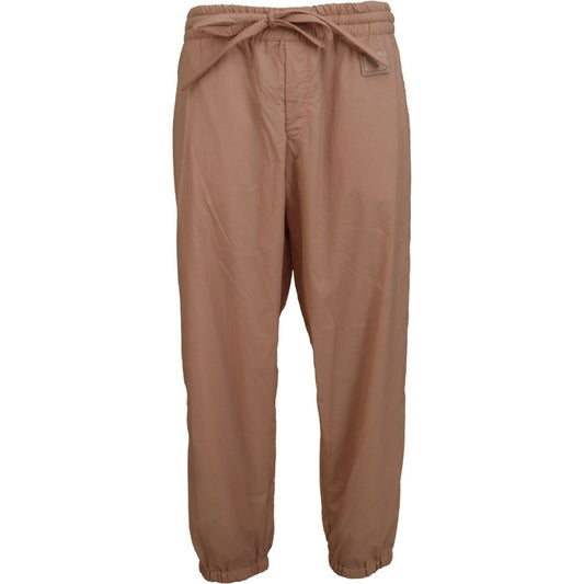 Dolce & Gabbana Elegant Peach Casual Sweatpants Dolce & Gabbana