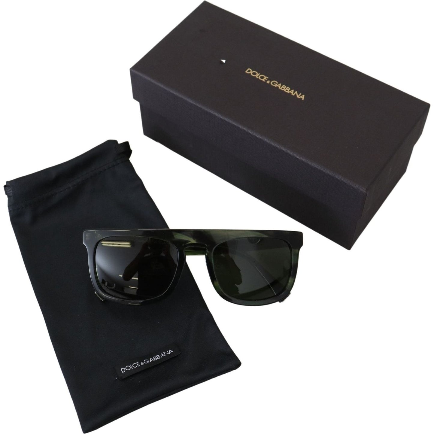 Dolce & Gabbana Chic Green UV Protection Sunglasses Dolce & Gabbana