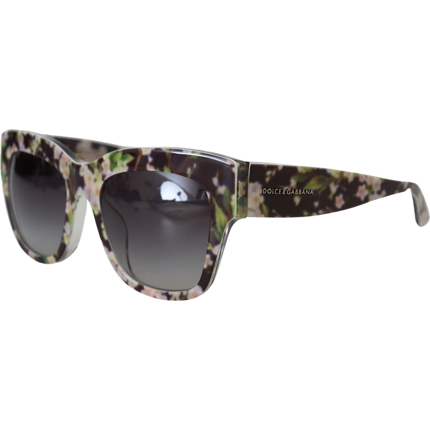 Dolce & Gabbana Elegant Black Multicolor Gradient Sunglasses Dolce & Gabbana