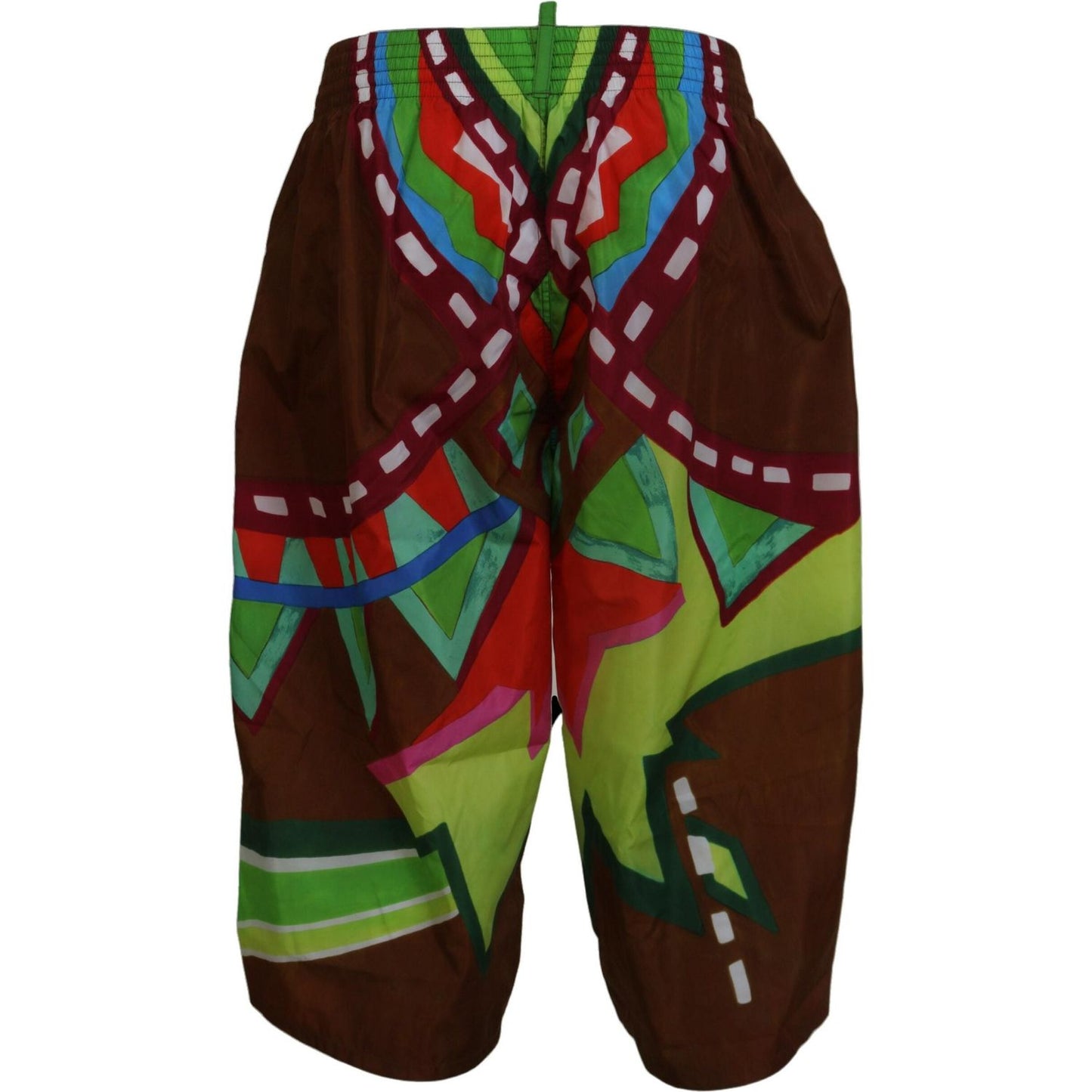 Dsquared² Exclusive Multicolor Printed Swim Shorts Dsquared²