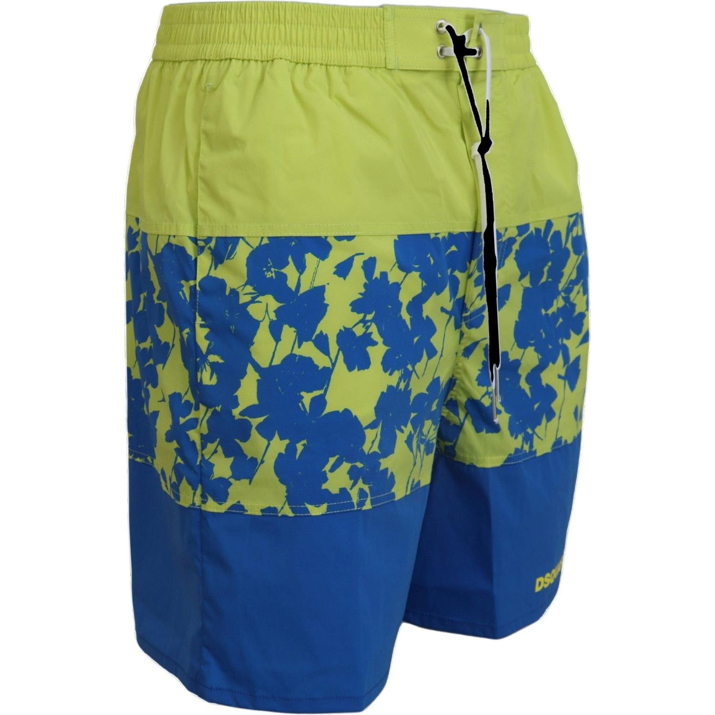 Dsquared² Exquisite Blue Green Swim Shorts Boxer Dsquared²