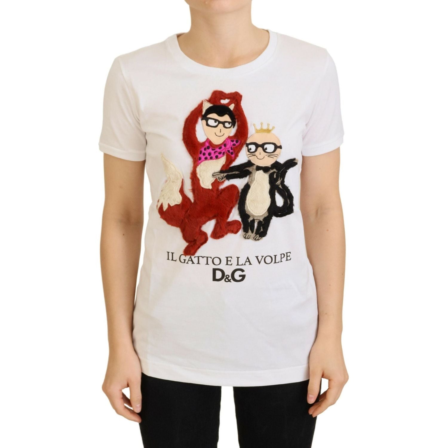 Dolce & Gabbana Iconic Prints Designer Cotton Tee