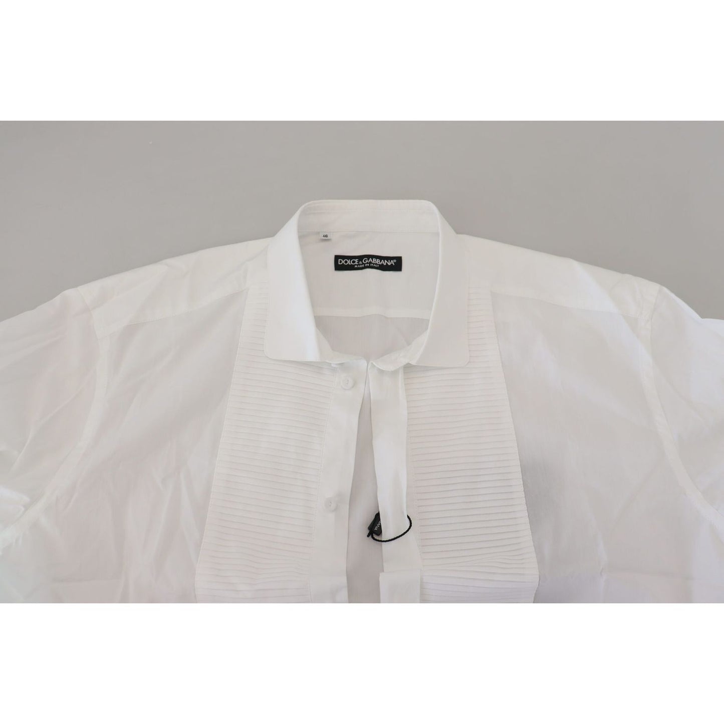 Dolce & Gabbana Exquisite White Cotton Formal Shirt Dolce & Gabbana