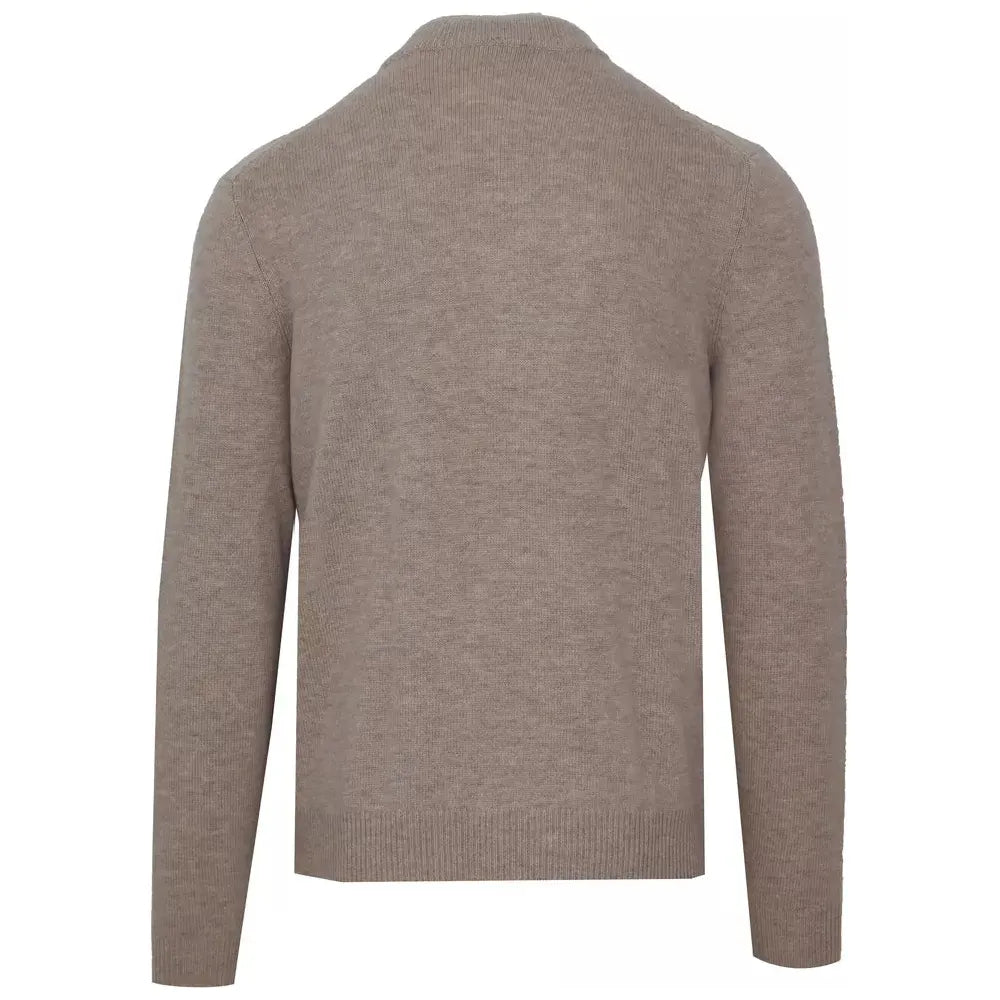 Malo Beige Wool Men Sweater Malo