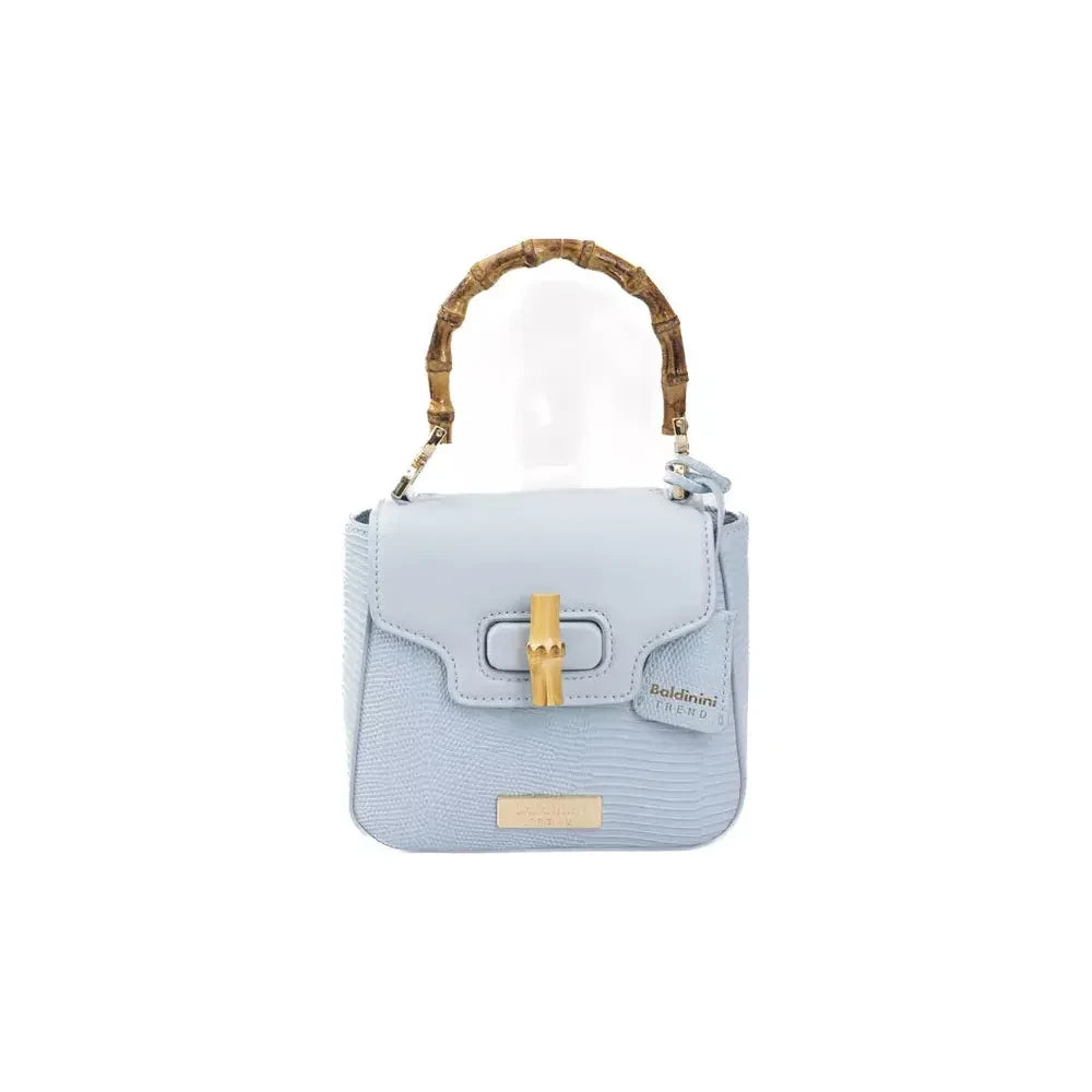 Baldinini Trend Light Blue Polyurethane Women Crossbody Bag Baldinini Trend