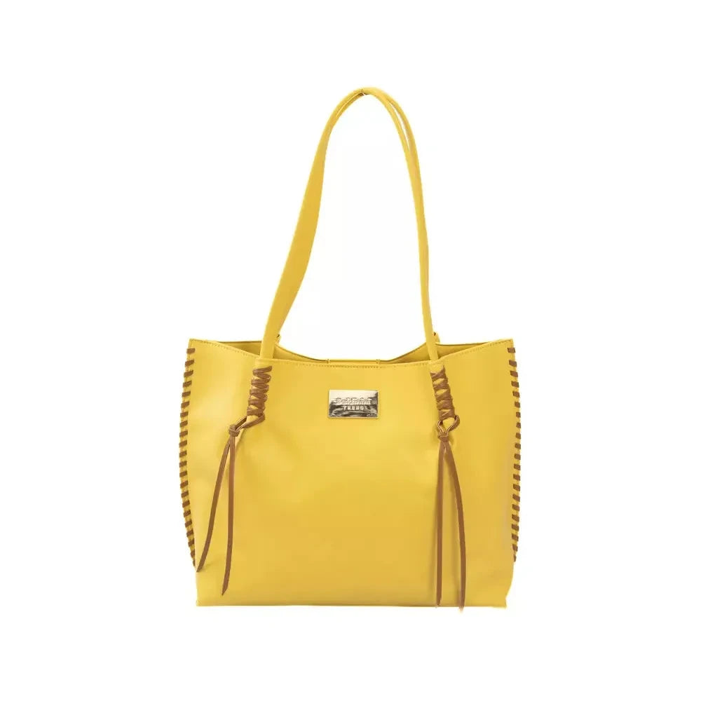 Baldinini Trend Yellow Polyurethane Women Handbag Baldinini Trend