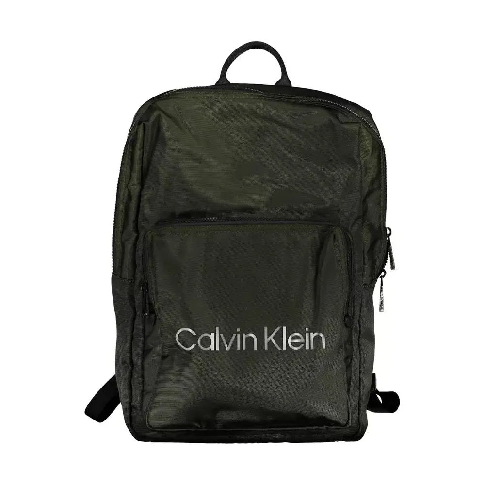 Calvin Klein Eco Chic Green Backpack with Laptop Space Calvin Klein