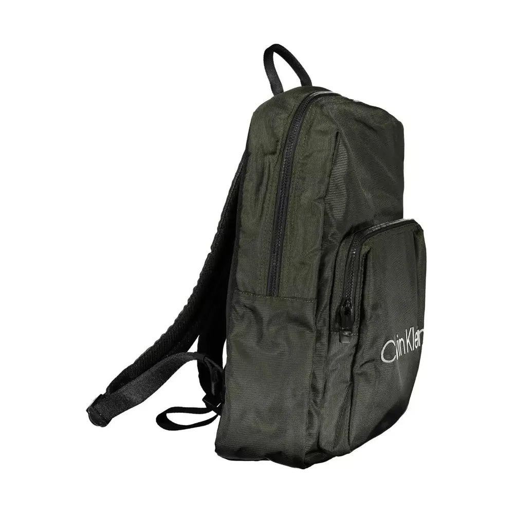 Calvin Klein Eco Chic Green Backpack with Laptop Space Calvin Klein