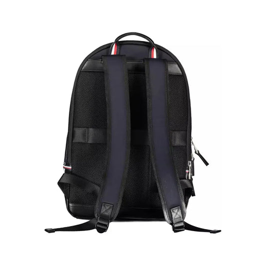 Tommy Hilfiger Elegant Blue Urban Backpack with Laptop Compartment Tommy Hilfiger