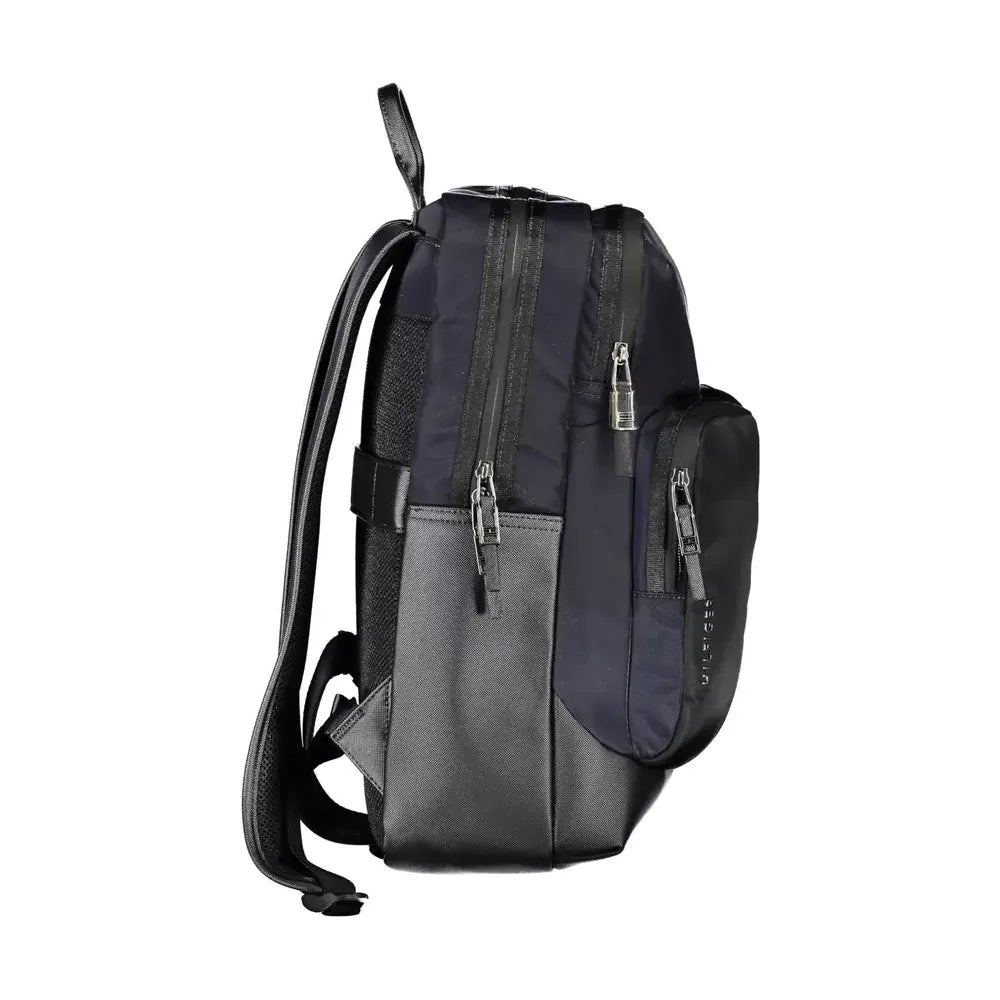 Tommy Hilfiger Chic Water-Repellent Blue Backpack Tommy Hilfiger