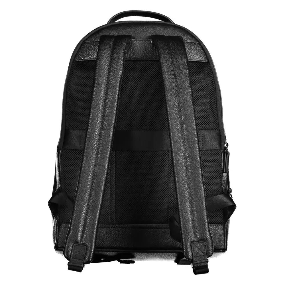 Tommy Hilfiger Classic Black Urban Backpack with Contrast Details Tommy Hilfiger