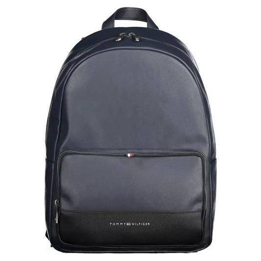 Tommy Hilfiger Chic Urban Blue Backpack with Laptop Compartment Tommy Hilfiger