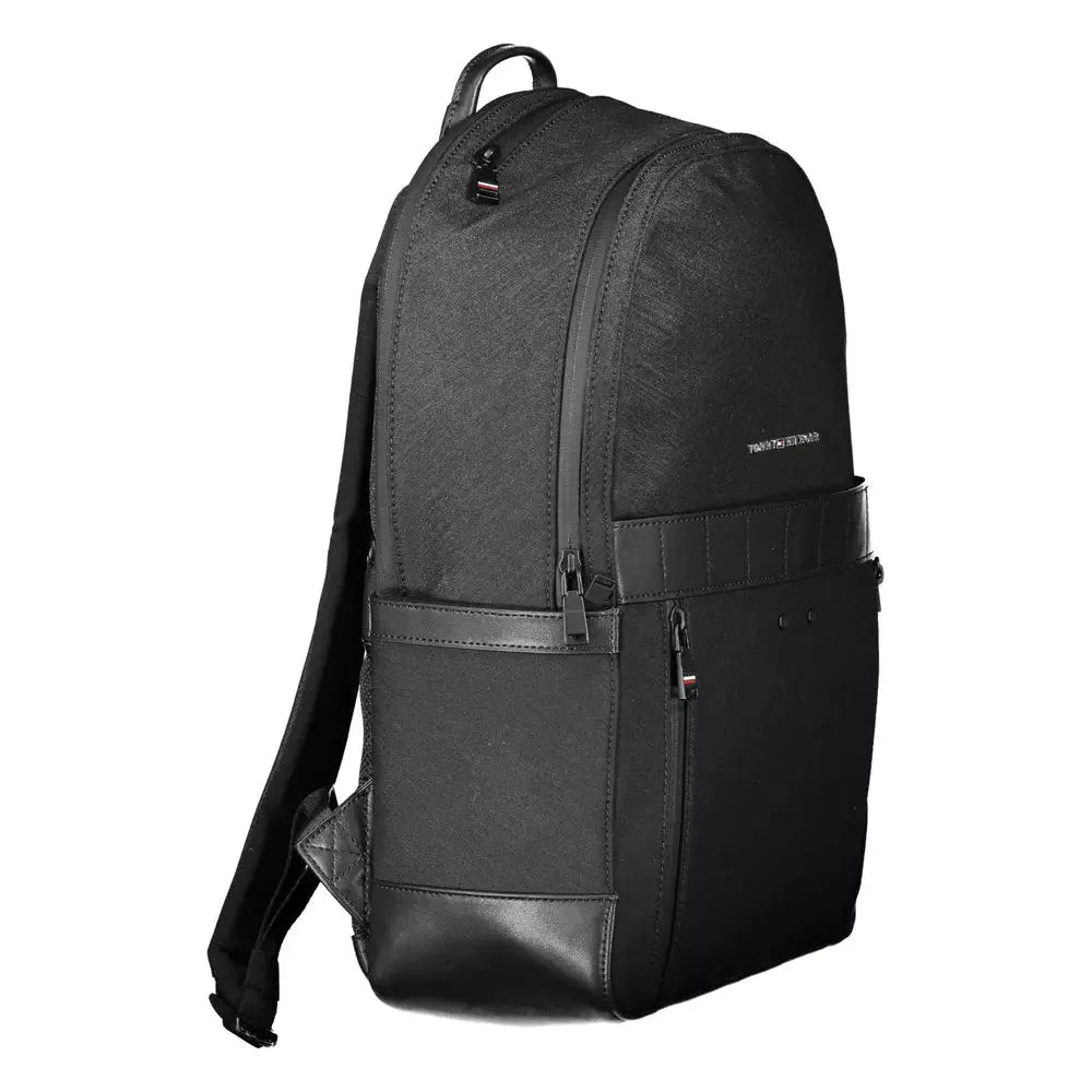 Tommy Hilfiger Sophisticated Urban Backpack with Contrasting Accents Tommy Hilfiger