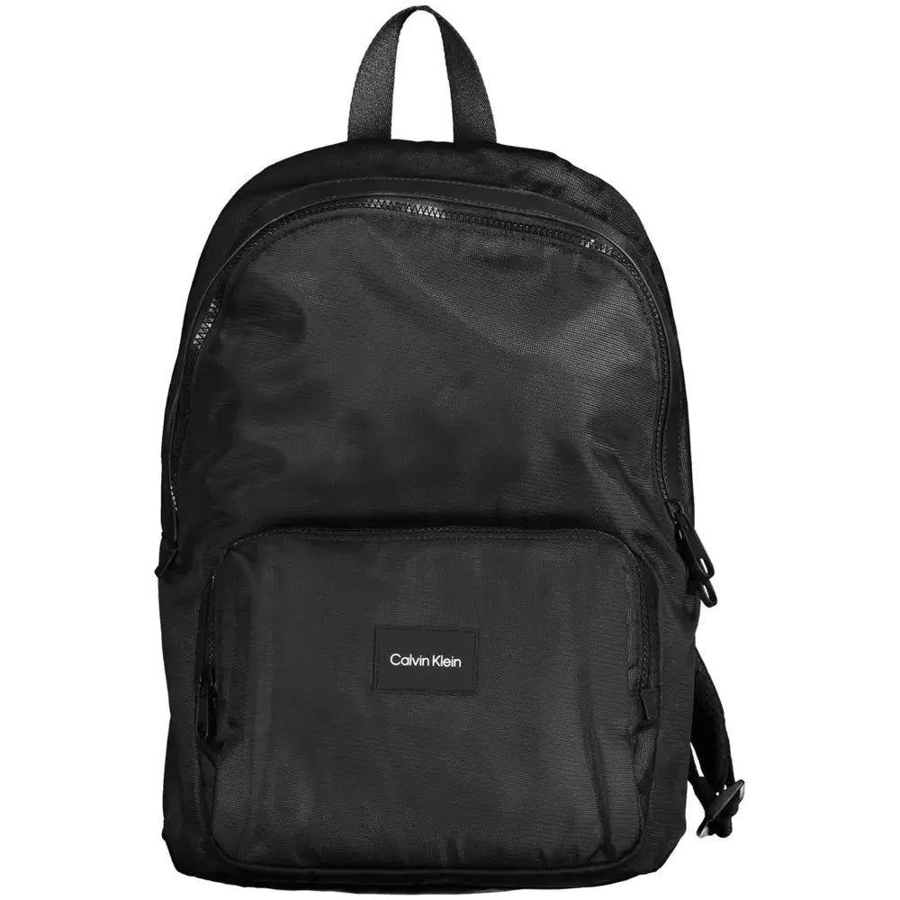 Calvin Klein Eco-Conscious Sleek Black Backpack Calvin Klein