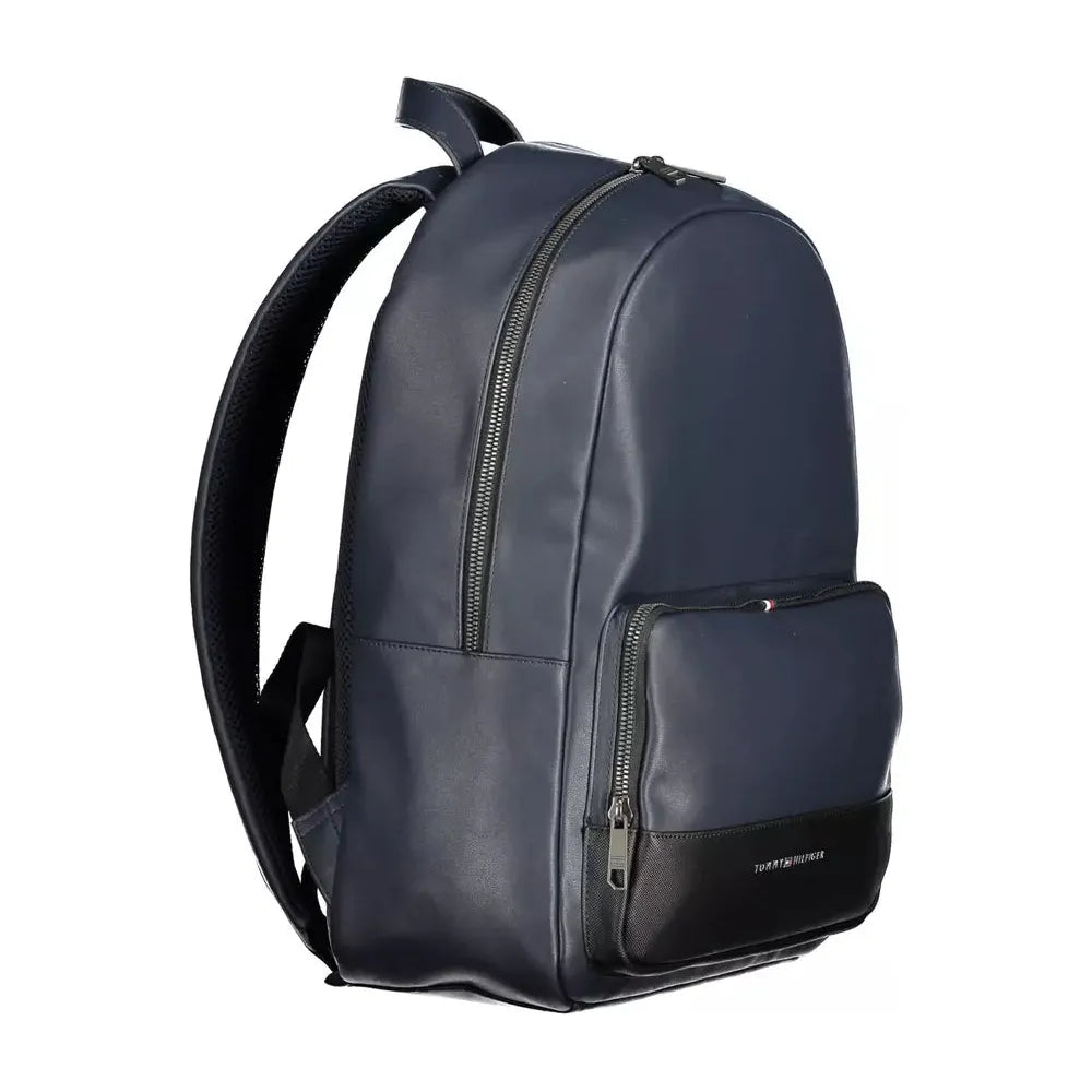 Tommy Hilfiger Chic Urban Blue Backpack with Laptop Compartment Tommy Hilfiger