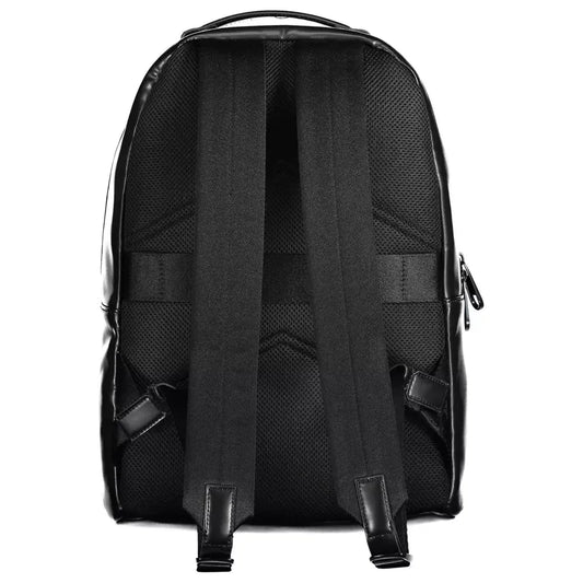 Calvin Klein Black Polyester Men Backpack Calvin Klein