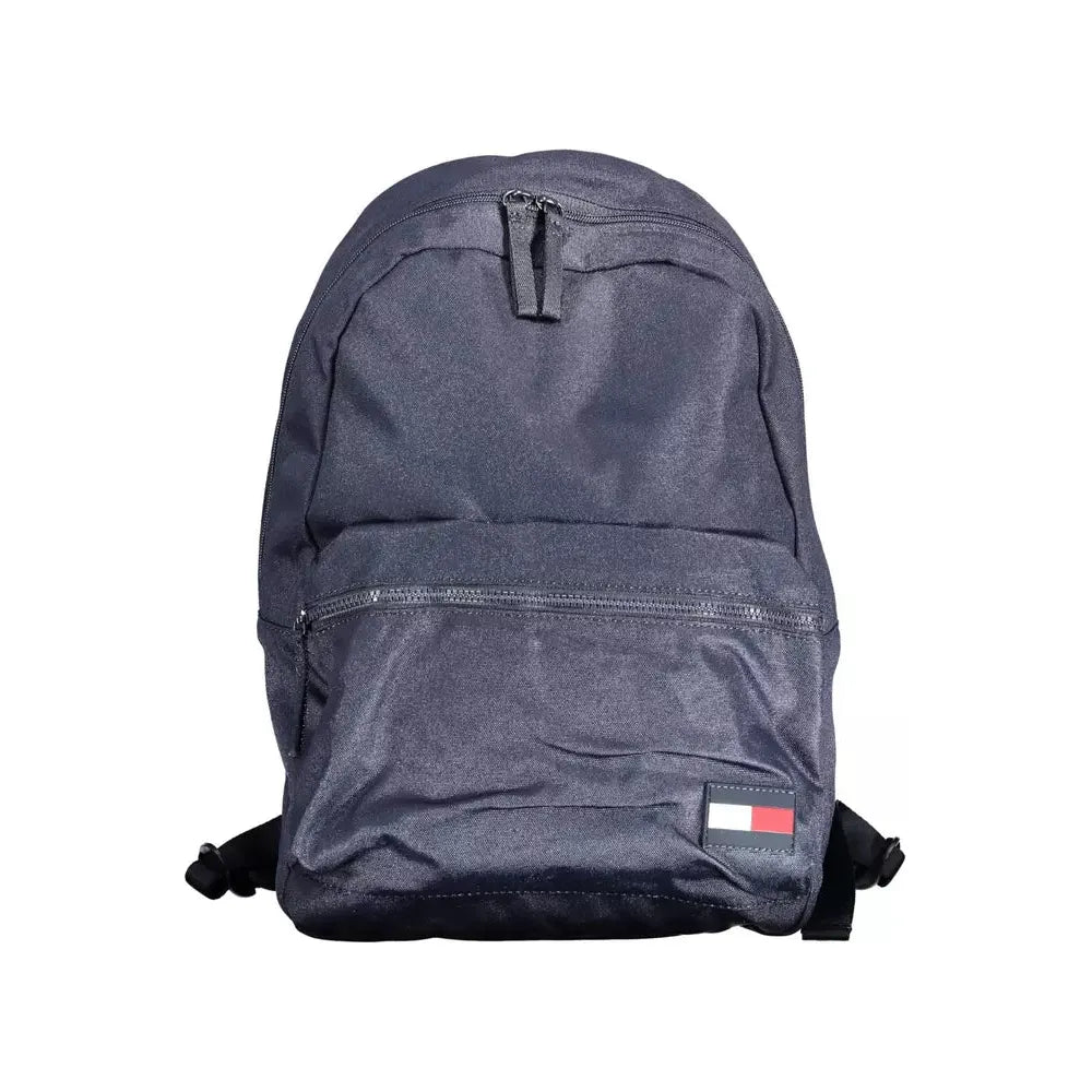 Tommy Hilfiger Sleek Urban Blue Backpack with Logo Detail Tommy Hilfiger