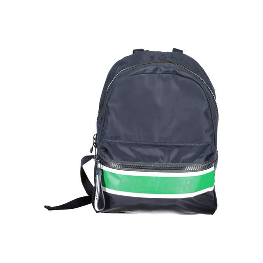 Tommy Hilfiger Sleek Blue Backpack with Laptop Holder Tommy Hilfiger