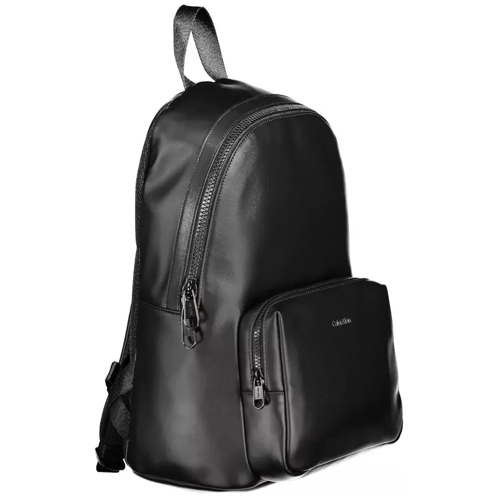 Calvin Klein Eco-Conscious Sleek Black Backpack Calvin Klein