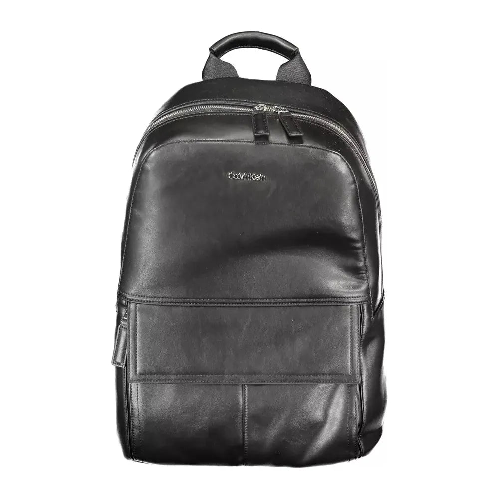 Calvin Klein Sleek Black Eco-Conscious Backpack Calvin Klein