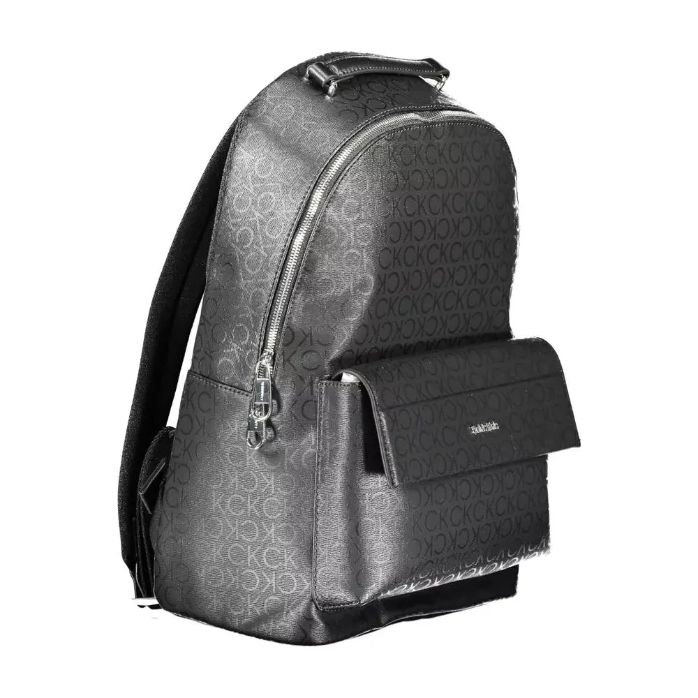 Calvin Klein Eco-Chic Designer Backpack with Contrasting Details Calvin Klein