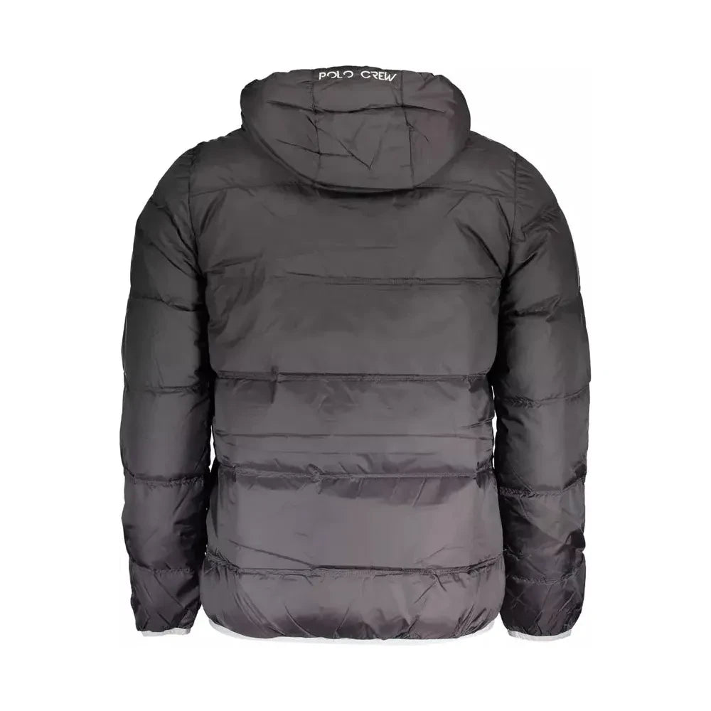 La Martina Sleek Polyamide Jacket with Detachable Hood La Martina