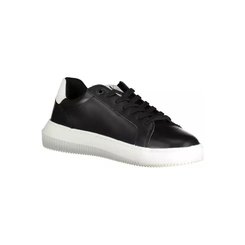 Calvin Klein Eco-Conscious Black Sneakers with Logo Accent Calvin Klein