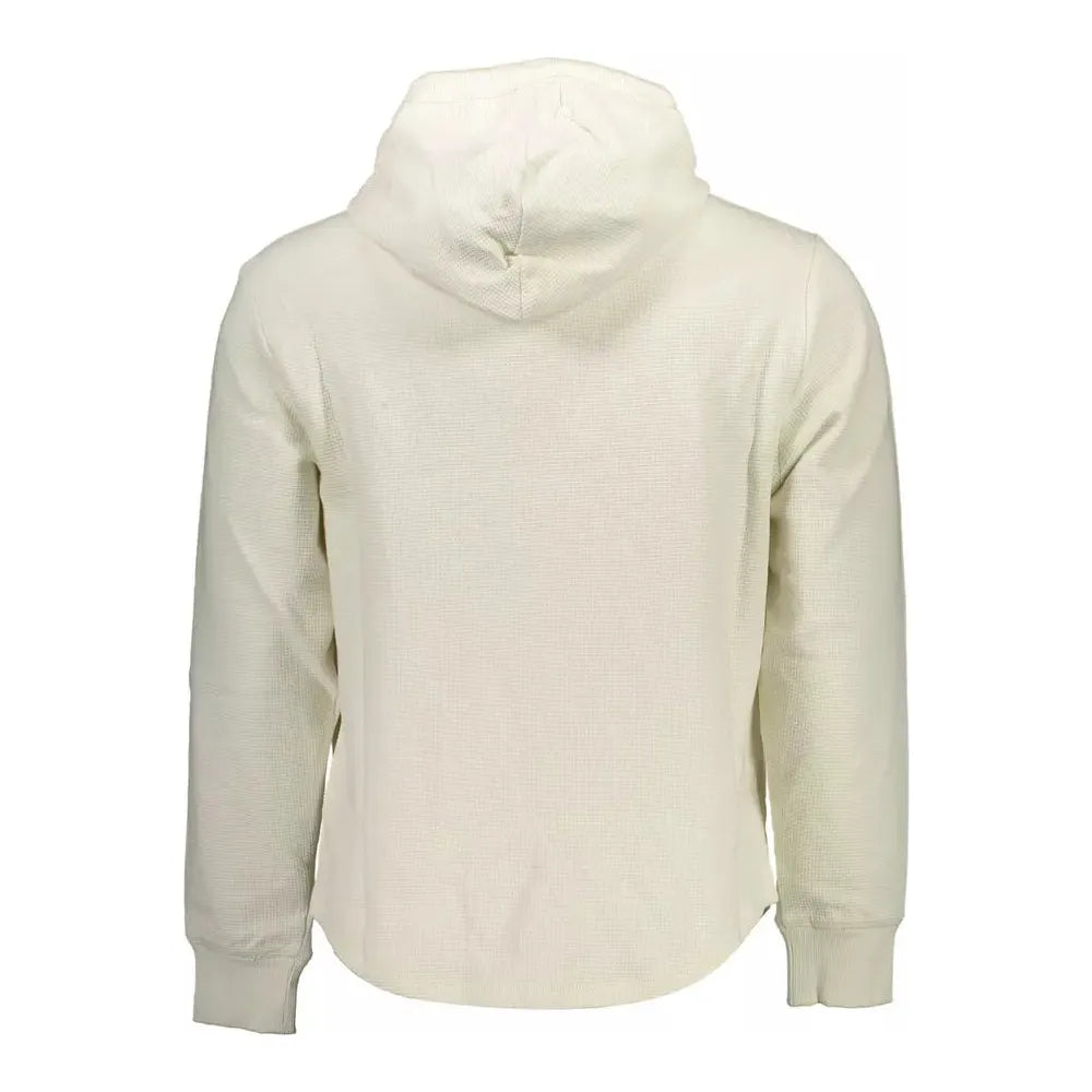 Calvin Klein Elegant White Hooded Sweater Calvin Klein