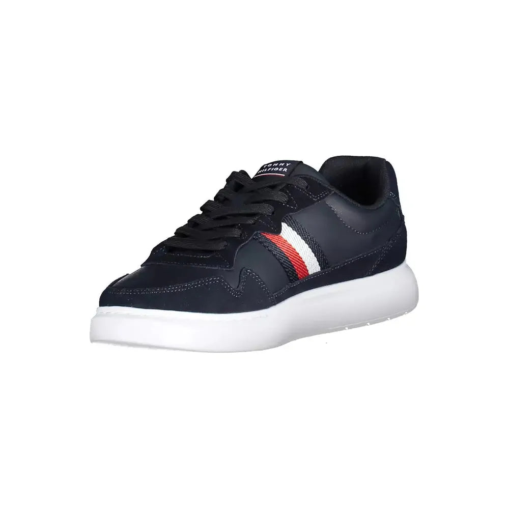 Tommy Hilfiger Sophisticated Blue Lace-Up Sneakers Tommy Hilfiger