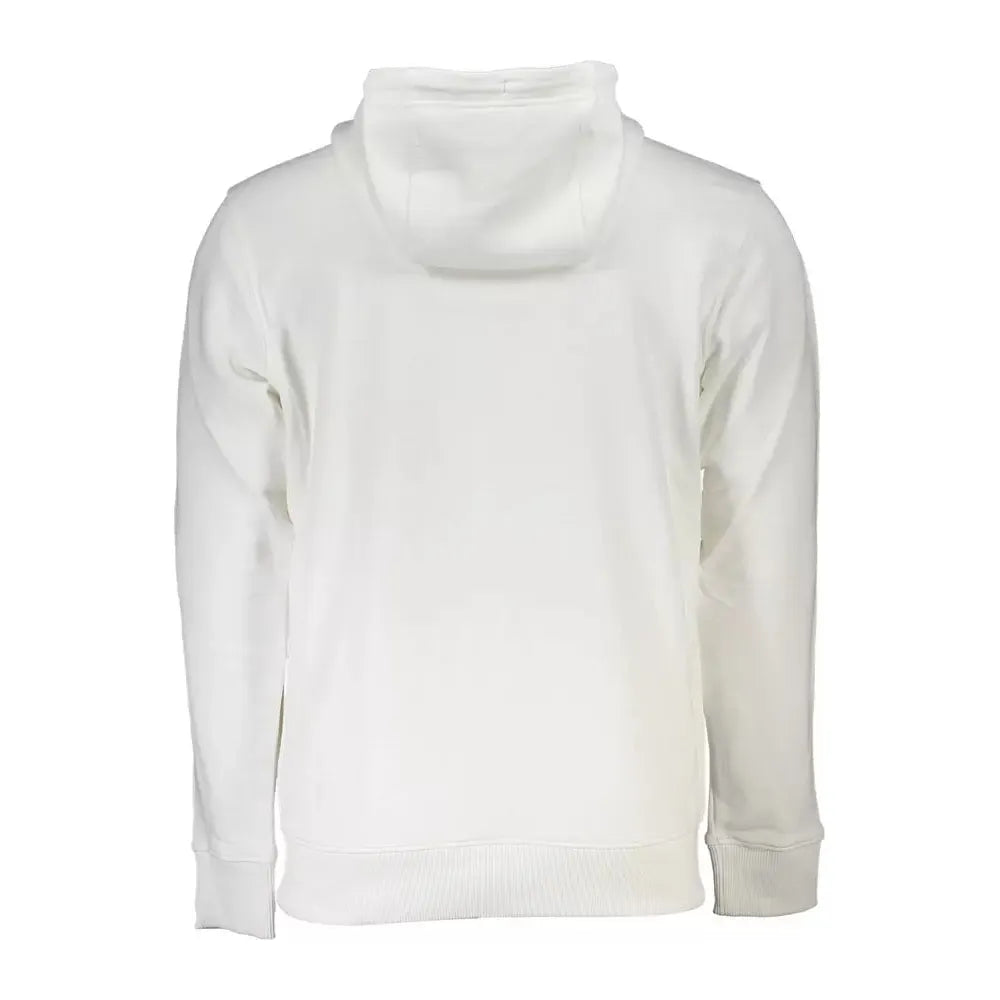 Tommy Hilfiger Chic White Hooded Sweatshirt with Statement Logo Tommy Hilfiger