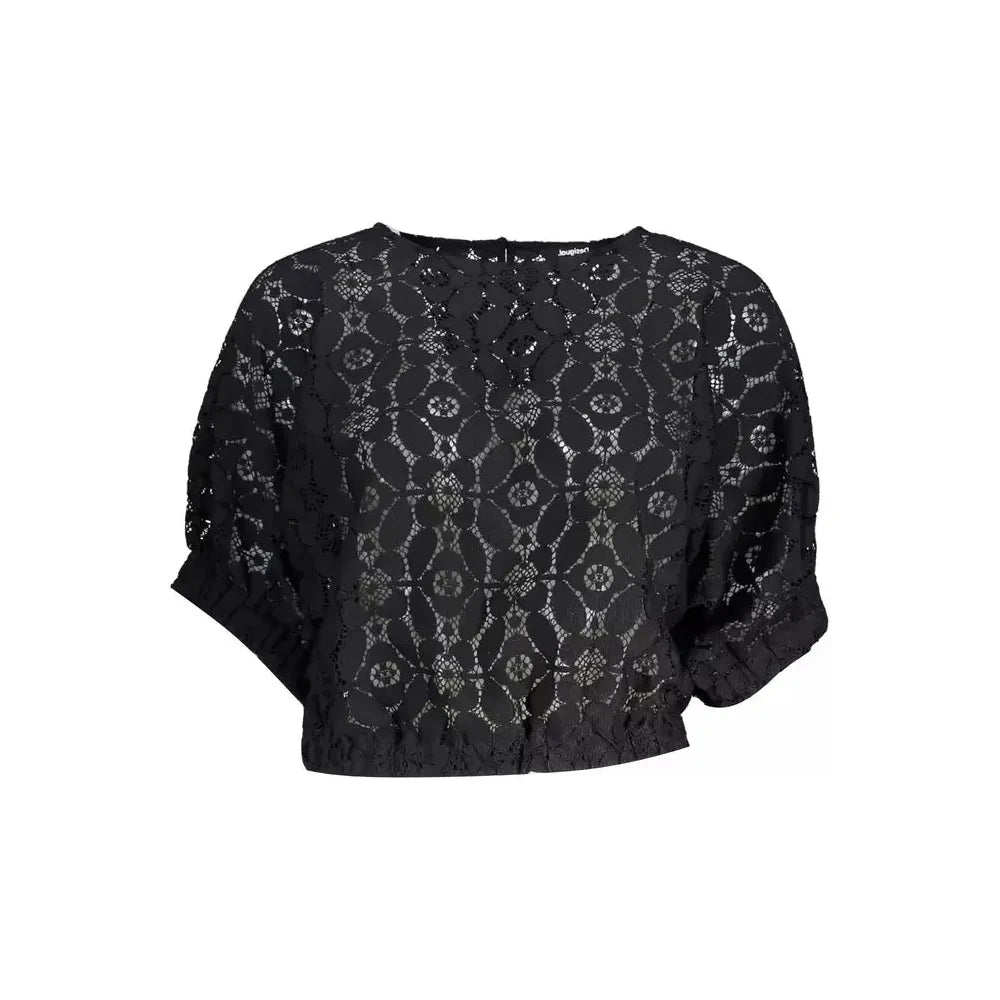 Desigual Chic Batwing Sleeve Elastic Waist Blouse Desigual