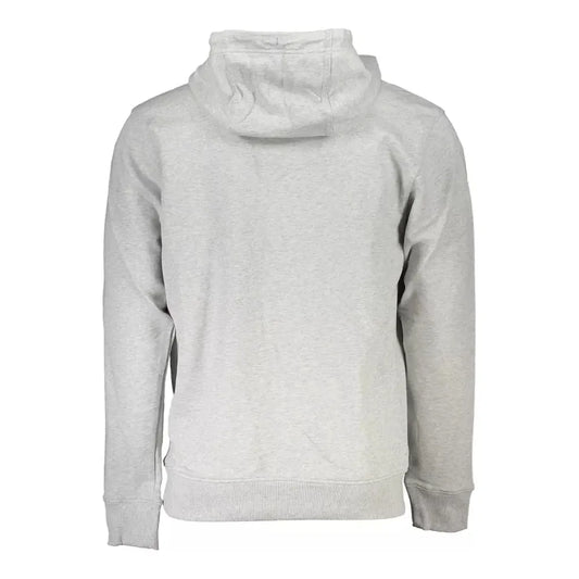 Tommy Hilfiger Elegant Gray Cotton Hooded Sweatshirt Tommy Hilfiger