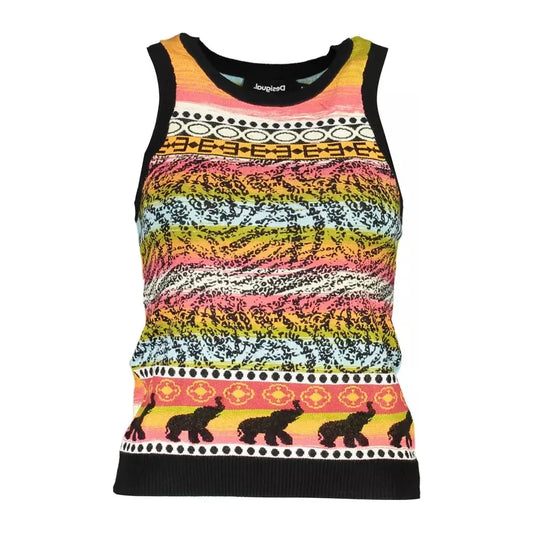 Desigual Black Viscose Women Top Desigual